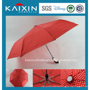 China Factory Clear Color Fabric Folding Umbrella